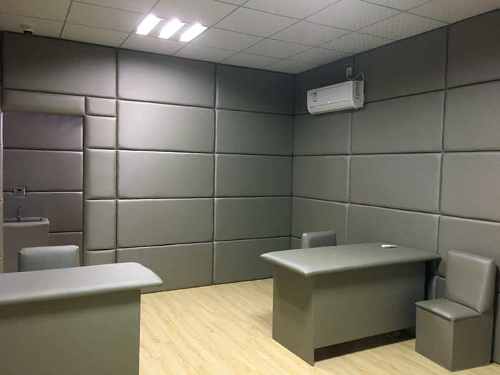 anti collision softpack sample room — acoustic panel photo